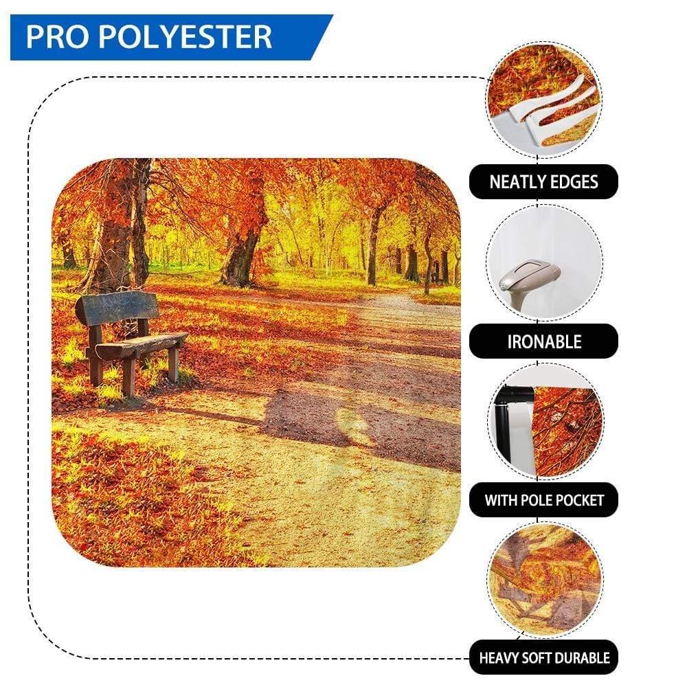 Allenjoy Autumn Marple Leaves Photography Park Backdrop - Allenjoystudio