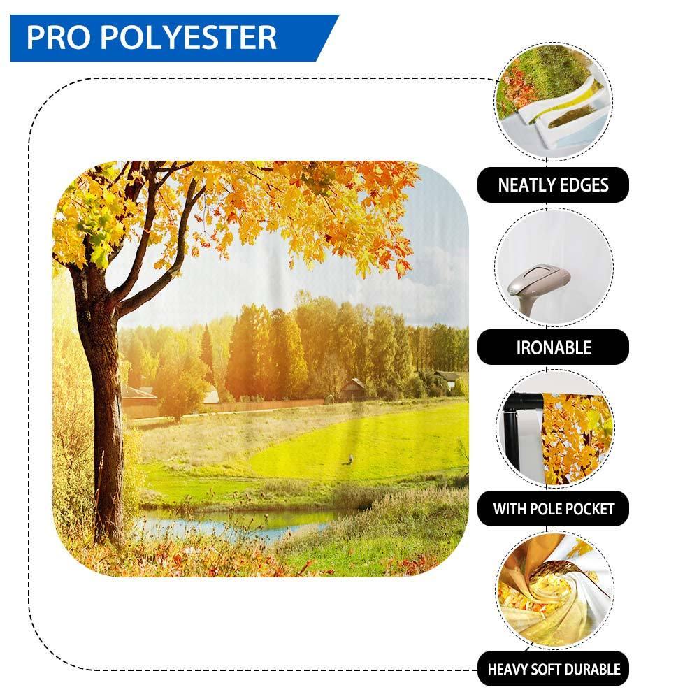 Allenjoy Autumn Forest Grass River Natural Photography Backdrop - Allenjoystudio