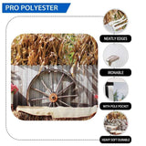 Allenjoy Thanksgiving Day Wheel Pumpkin Farm Harvest Backdrop - Allenjoystudio