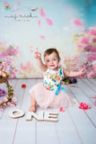 Allenjoy Dreamy Beautiful Oil Painting Floral Backdrop - Allenjoystudio