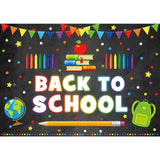 Allenjoy Back to School Backdrop First Day of School Chalkboard Backdrop