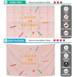 Allenjoy Back to School Biscuits Colored Pencil Pink Backdrop - Allenjoystudio