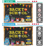 Allenjoy Back to School Bus Pencil Chalkboard Backdrop - Allenjoystudio