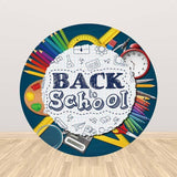 Allenjoy Back to School Round Backdrop