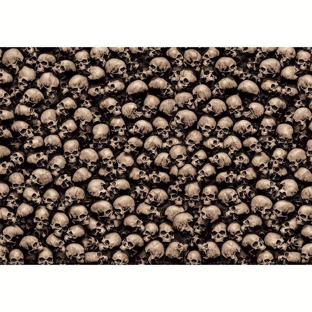 Allenjoy Halloween Crossbones Scary Backdrop - Allenjoystudio