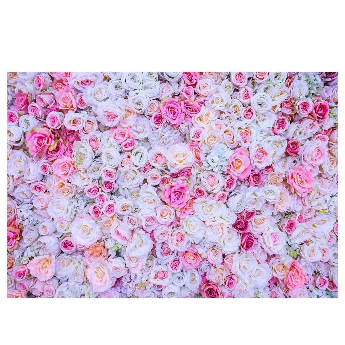 Allenjoy Backdrop Baby Shower Spring Colorful  flowers  Love for Wedding Photography Studio - Allenjoystudio