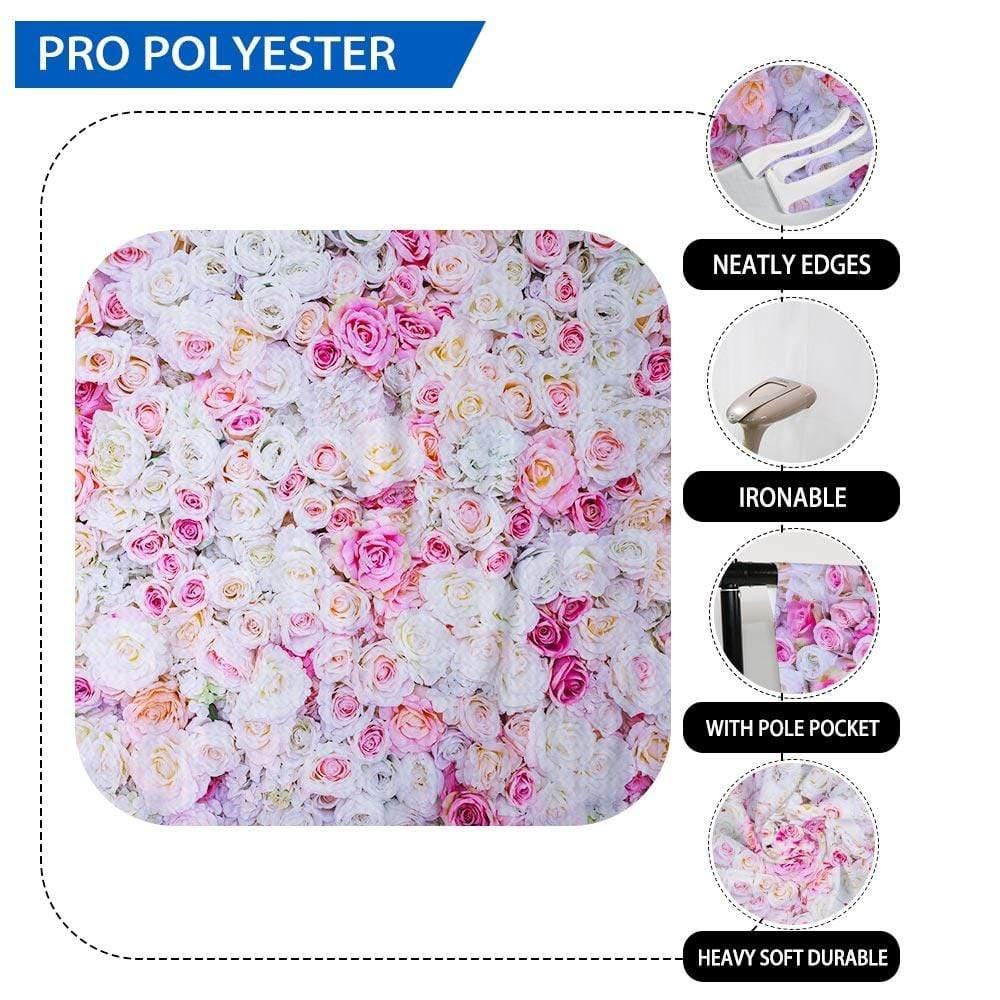 Allenjoy Backdrop Baby Shower Spring Colorful  flowers  Love for Wedding Photography Studio - Allenjoystudio