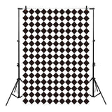 Allenjoy Backdrop Black and white Diamond  Patterns for Portrait Photoshoot
