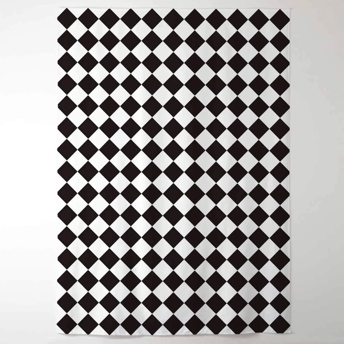 Allenjoy Backdrop Black and white Diamond  Patterns for Portrait Photoshoot - Allenjoystudio