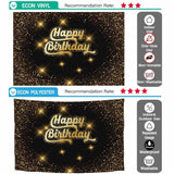 Allenjoy Backdrop Bling Gold Sequin Black Backdrop for Birthday - Allenjoystudio