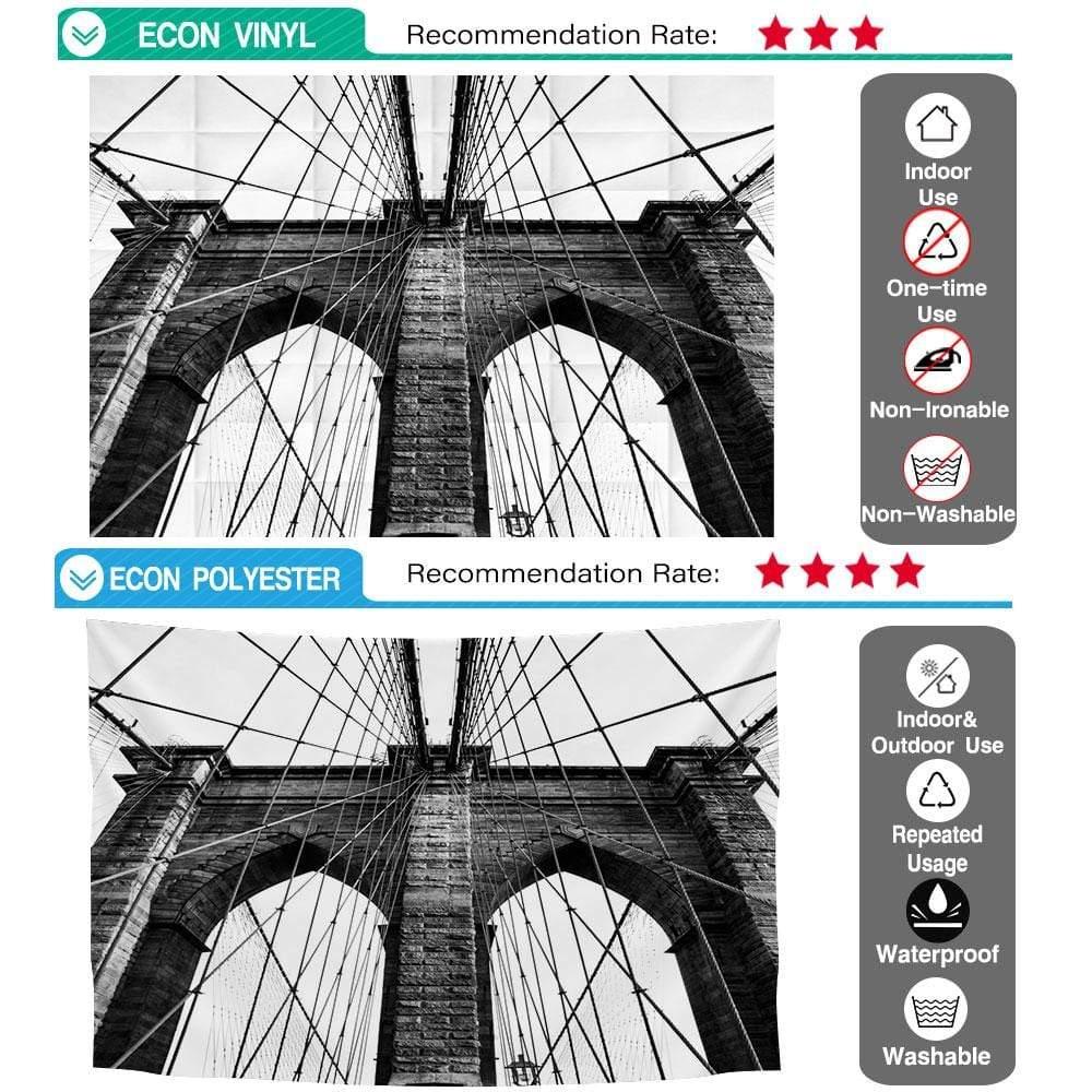 Allenjoy Backdrop Brooklyn Bridge Locations for Photographic Studio - Allenjoystudio