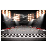 Allenjoy Backdrop Car Tracking Photography Background Sport Golden Light Celebration