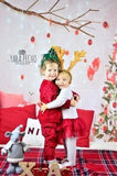 Allenjoy Christmas Bedroom Tree Bear Indoor Backdrop - Allenjoystudio