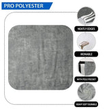 Allenjoy Backdrop Dark Grey Textured Abstract Cloth Photographic Background - Allenjoystudio