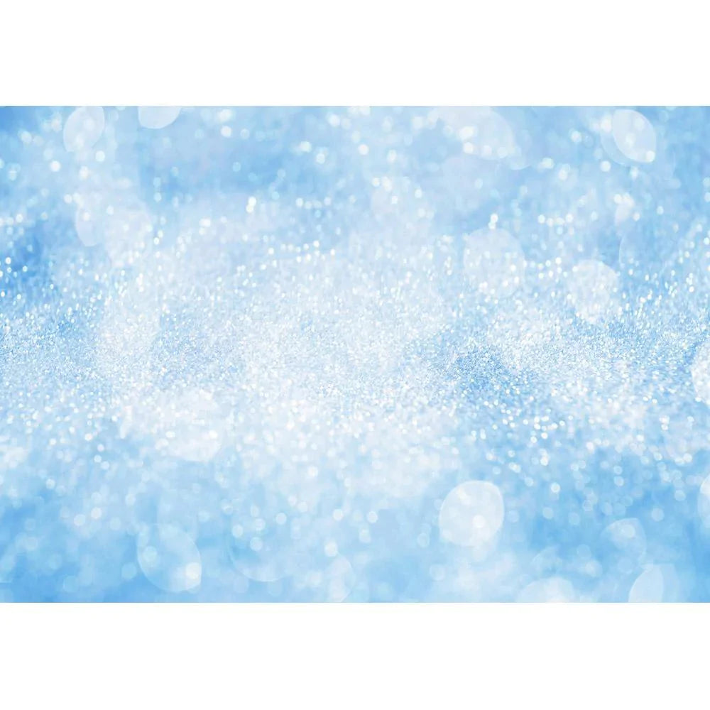 Allenjoy Blue Halo Bokeh Glitter Sparkles Backdrop - Allenjoystudio