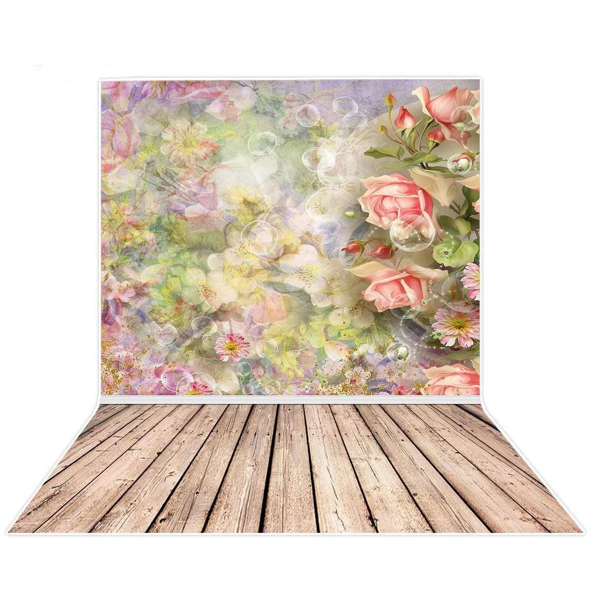 Allenjoy Backdrop for Flowers Backdrop Elegant Decoration Photo Backdrops for Baby Shower - Allenjoystudio