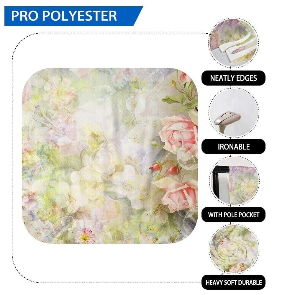 Allenjoy Backdrop for Flowers Backdrop Elegant Decoration Photo Backdrops for Baby Shower - Allenjoystudio