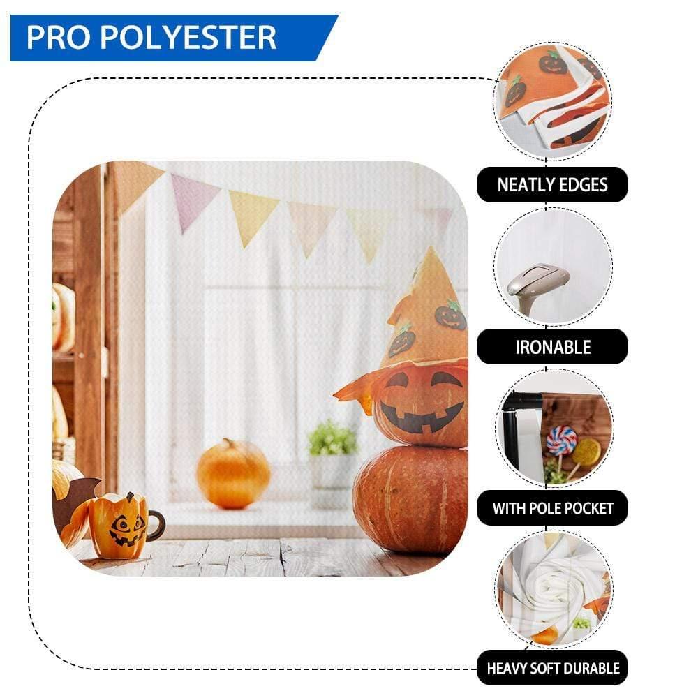 Allenjoy Halloween Carving Pumpkin Window Backdrop for Children - Allenjoystudio