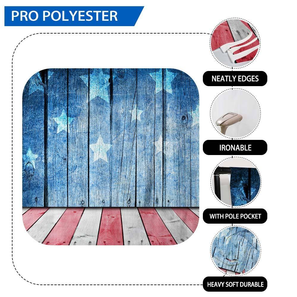 Allenjoy Independence Day Backdrop National Flag Wood Floor - Allenjoystudio