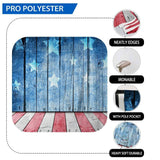 Allenjoy Independence Day Backdrop National Flag Wood Floor - Allenjoystudio