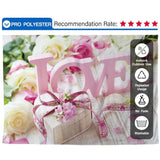 Allenjoy Mother's Day Romantic Love Gift Box White Wood Backdrop - Allenjoystudio