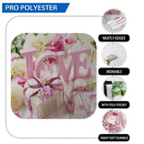 Allenjoy Mother's Day Romantic Love Gift Box White Wood Backdrop - Allenjoystudio