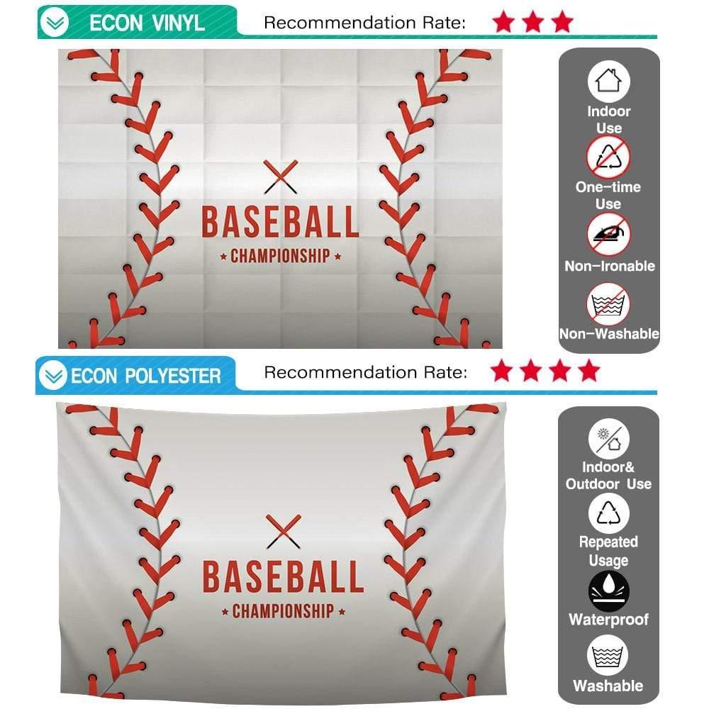 Allenjoy Sport Baseball Birthday Backdrop for Newborn - Allenjoystudio