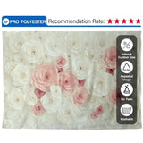 Allenjoy Backdrop for Wedding Valentine White and Pink Rose  Photography Background - Allenjoystudio