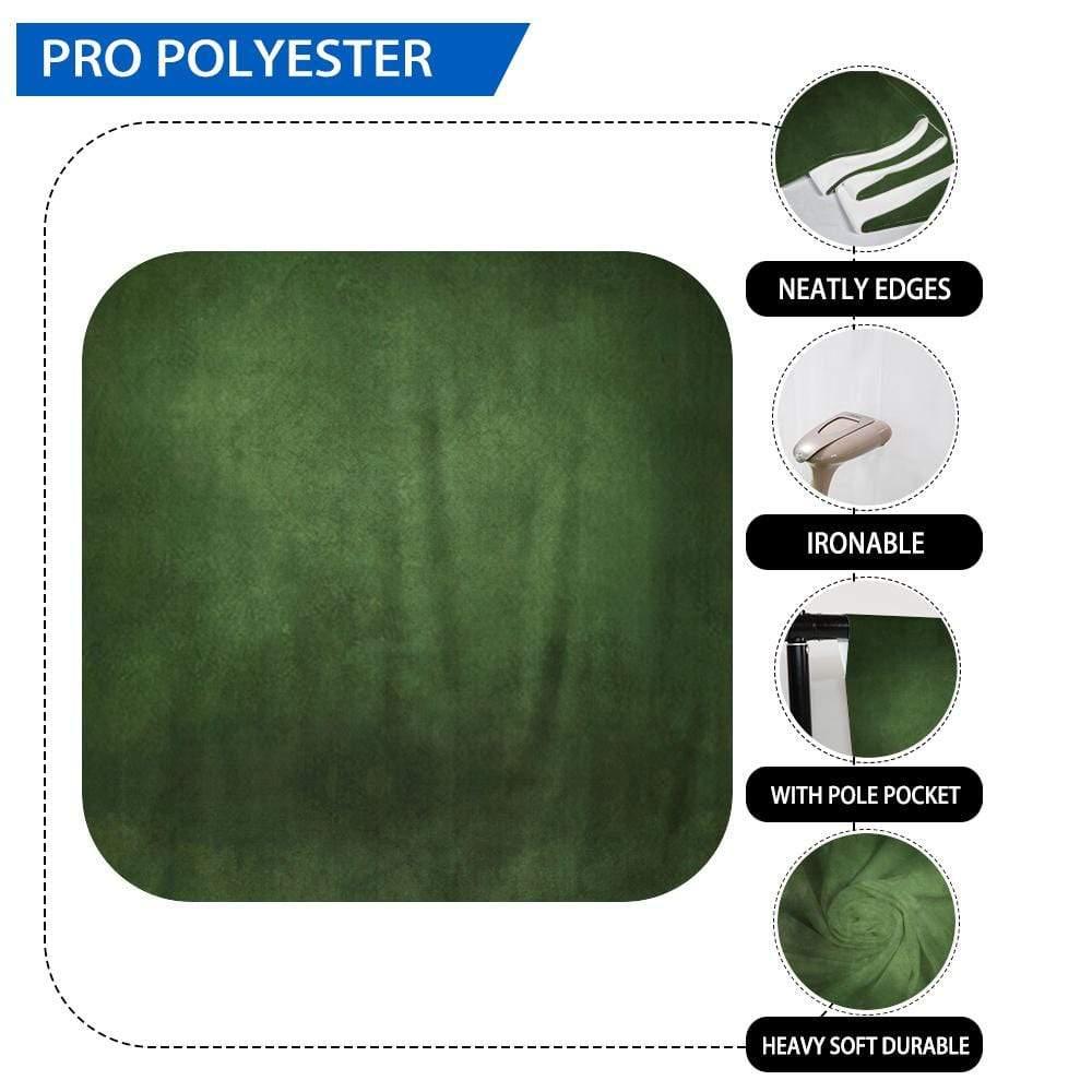 Allenjoy Dark Olive Green Old Master Portrait Backdrop - Allenjoystudio