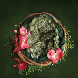 Allenjoy Dark Olive Green Old Master Portrait Backdrop - Allenjoystudio
