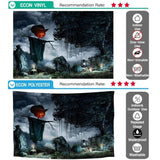 Allenjoy Halloween Night Seceb Grave Photographic Backdrop - Allenjoystudio