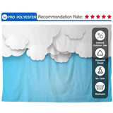 Allenjoy Backdrop Ideas for Photo Booth White Cloud Sky for Birthday Celebration - Allenjoystudio