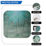 Allenjoy Peacock Blue and Green Old Master Backdrop - Allenjoystudio