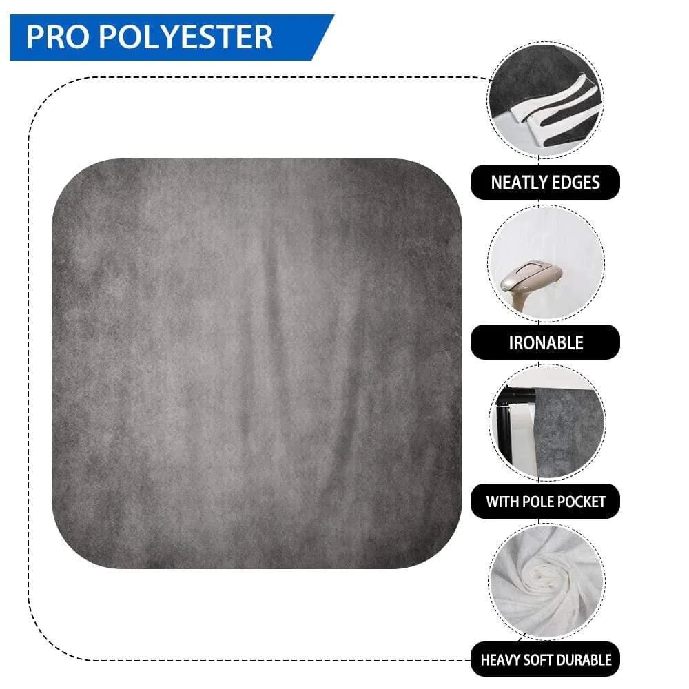 Allenjoy Abstract Grey Portrait Photography Backdrop - Allenjoystudio