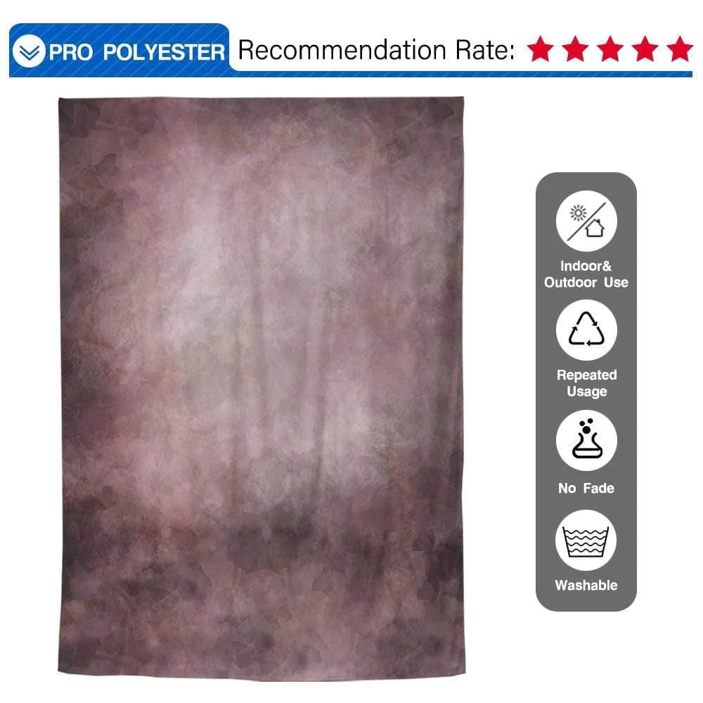 Allenjoy Rose Red Gray Portrait Backdrop - Allenjoystudio