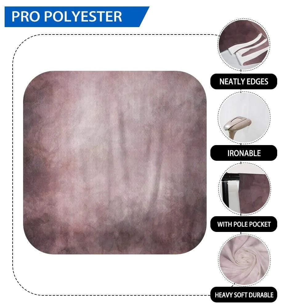 Allenjoy Rose Red Gray Portrait Backdrop - Allenjoystudio