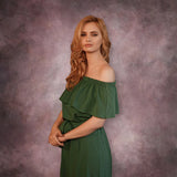 Allenjoy Rose Red Gray Portrait Backdrop - Allenjoystudio