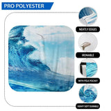 Allenjoy Summer Holiday Blue Sea Wave Seagull Backdrop - Allenjoystudio