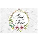 Allenjoy Wedding Crown Flower White Customized Marble Backdrop