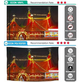 Allenjoy Backdrops for Circus Red Bulbs Happy Backdrop Photo Backdrop Photo Studio - Allenjoystudio
