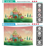Allenjoy Backdrops Green Gradient Candy Bar Yellow Cream Cloud Children Photo Studio - Allenjoystudio