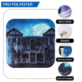 Allenjoy Halloween Shabby House Horrible Fog Ghost Photography Backdrop - Allenjoystudio