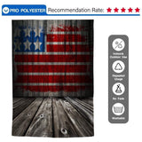 Allenjoy Independence Day Dark Vintage Patriotic USA Flag Wood Backdrop - Allenjoystudio