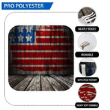 Allenjoy Independence Day Dark Vintage Patriotic USA Flag Wood Backdrop - Allenjoystudio