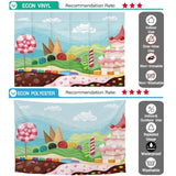 Allenjoy Background Candy Bar White Sugar Wind Sweet Cream Chocolate River Children Party - Allenjoystudio