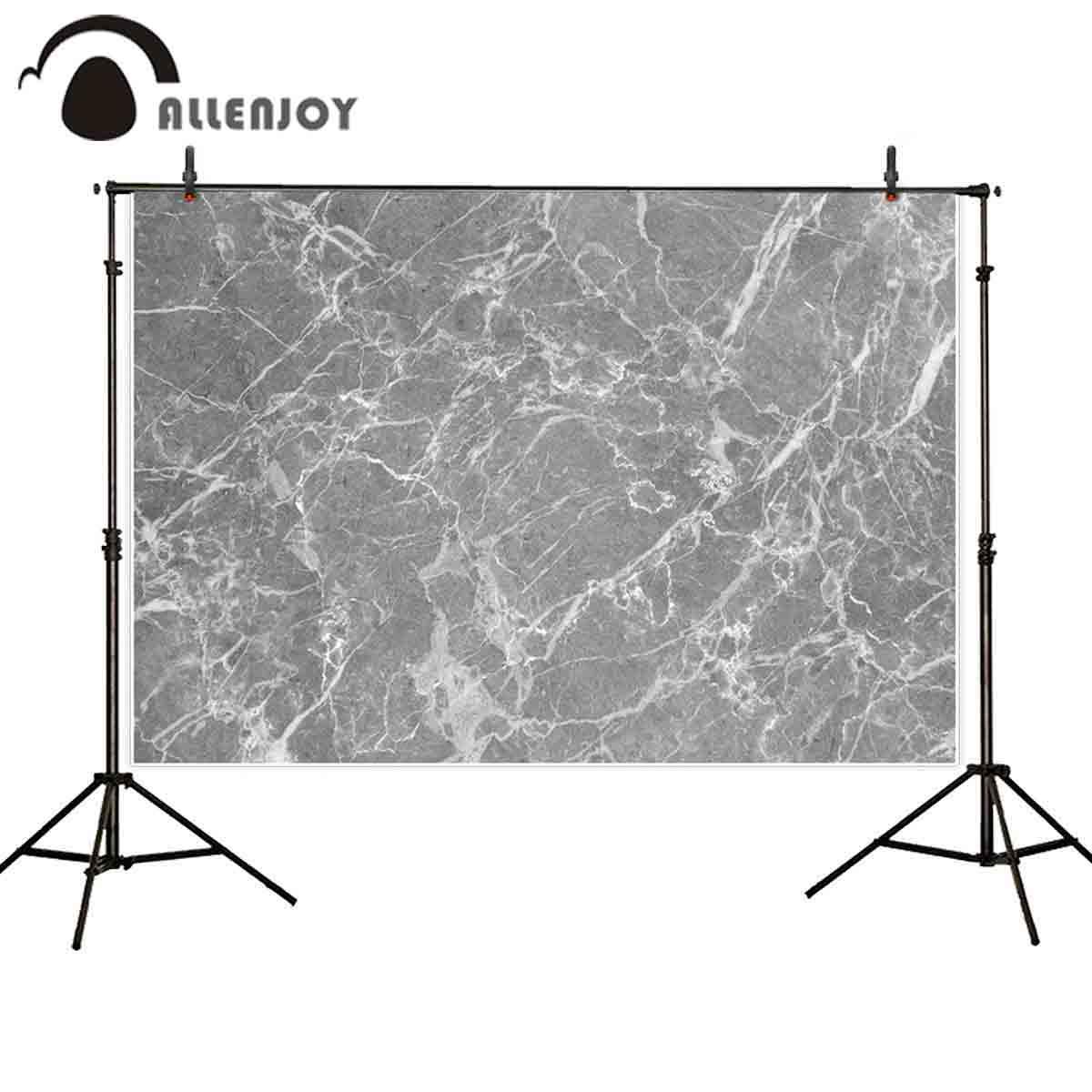 Allenjoy Background for Photo Grey Marble Texture Decor Floor Photography Backdrop - Allenjoystudio