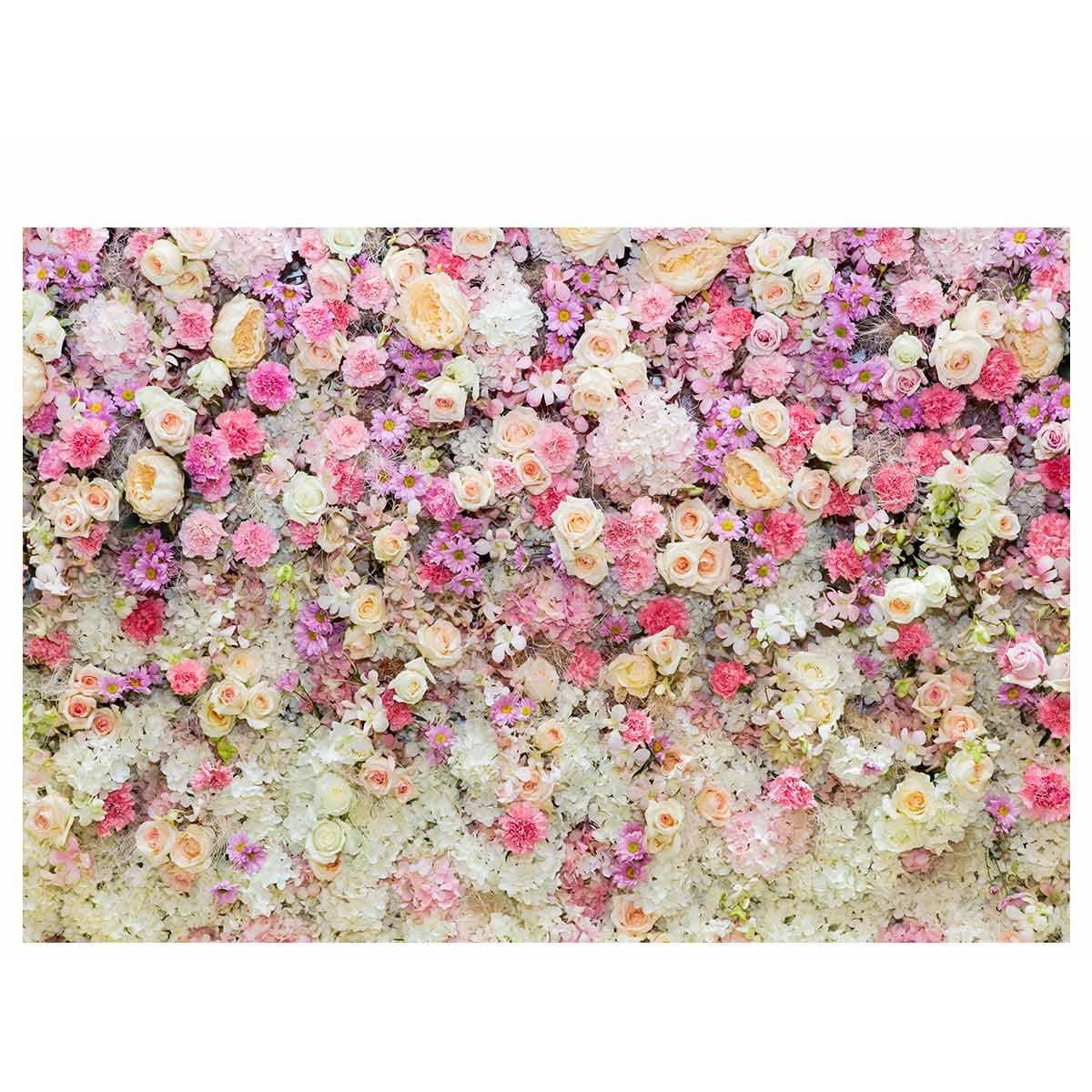Allenjoy Background for Photo Shoots  Spring Flowers for Wedding Baby Shower Photo Studio - Allenjoystudio