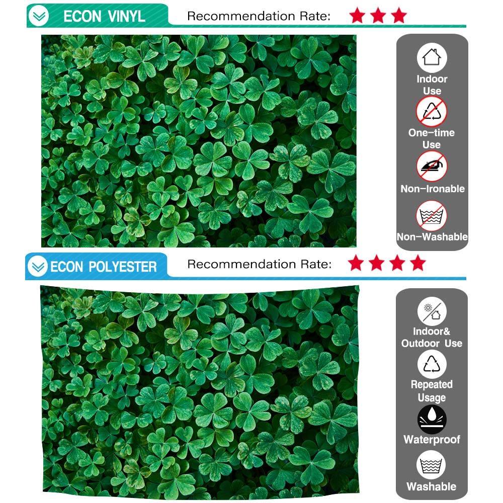 Allenjoy Green Clover Wall St Patrick's Day Backdrop - Allenjoystudio