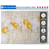 Allenjoy Balloons Gold glitter Backdrop Designed by Panida Phillips - Allenjoystudio