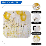 Allenjoy Balloons Gold glitter Backdrop Designed by Panida Phillips - Allenjoystudio